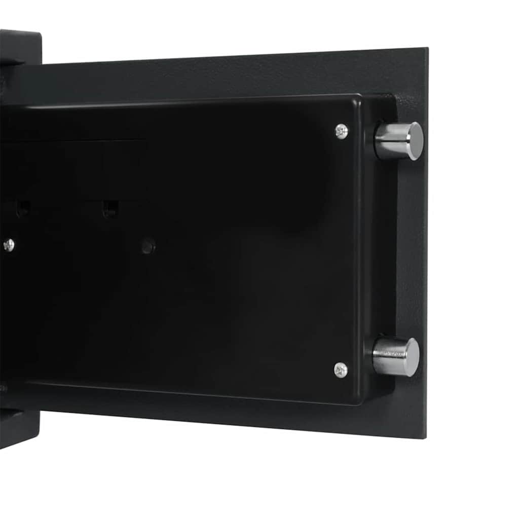 vidaXL Sejf cyfrowy Z blokadą ciemno szary 35 x 25 x 25 cm Stal