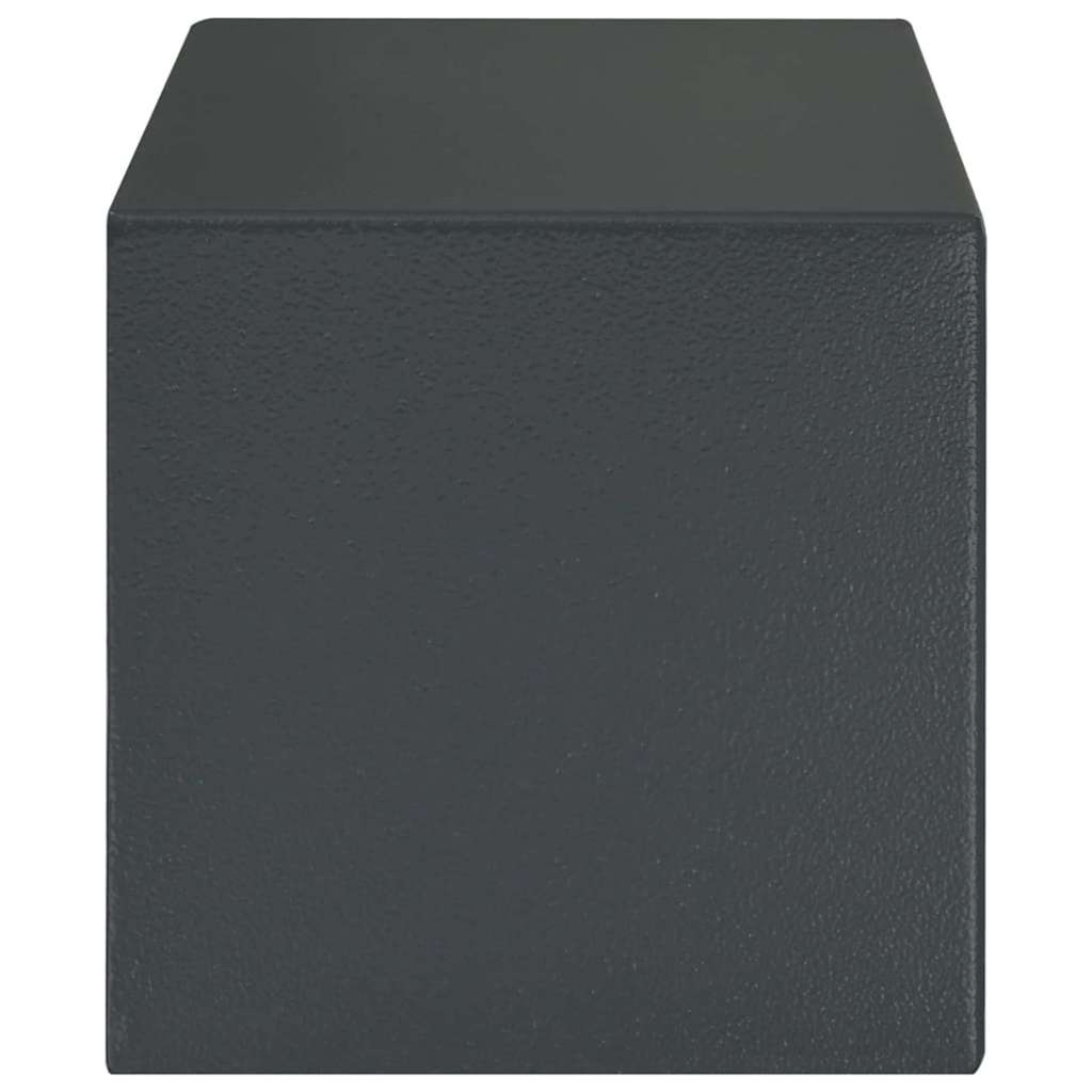 vidaXL Sejf Z blokadą ciemno szary 31 x 20 x 20 cm Stal
