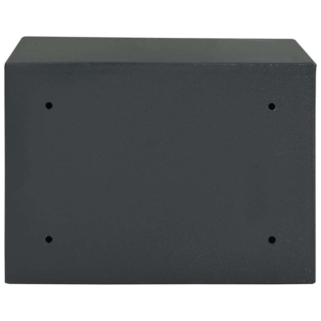 vidaXL Sejf Z blokadą ciemno szary 35 x 25 x 25 cm Stal