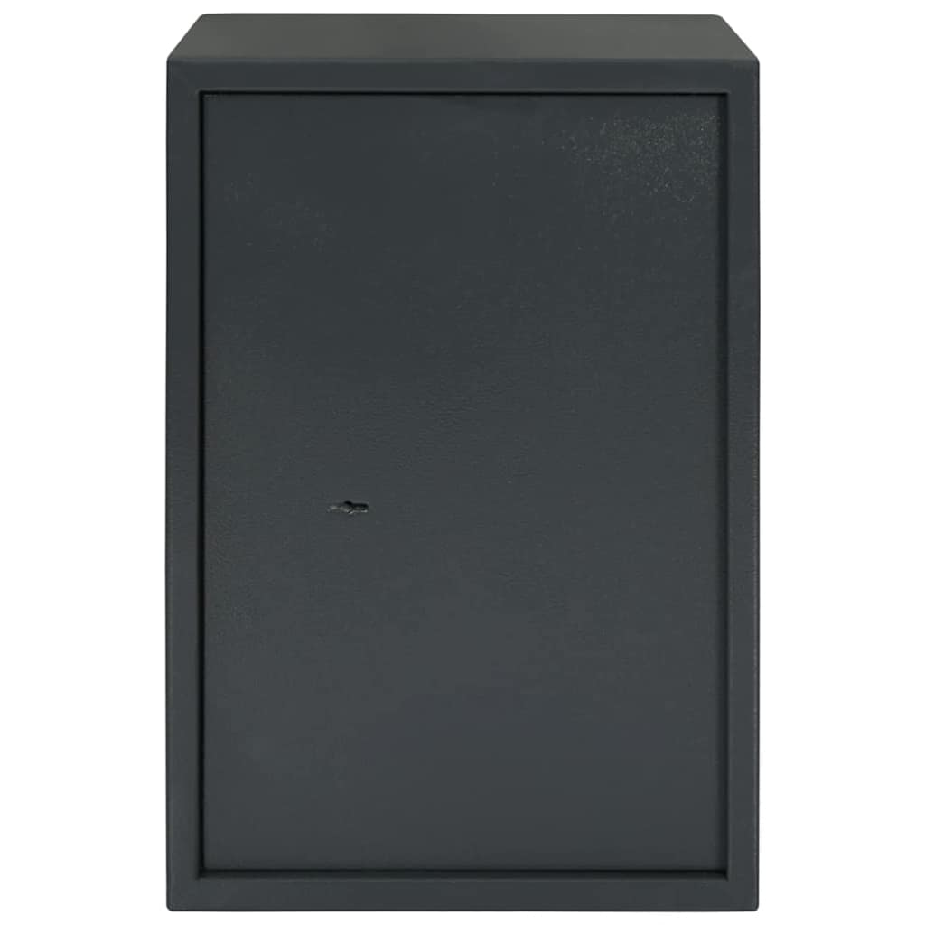 vidaXL Sejf Z blokadą ciemno szary 35 x 31 x 50 cm Stal