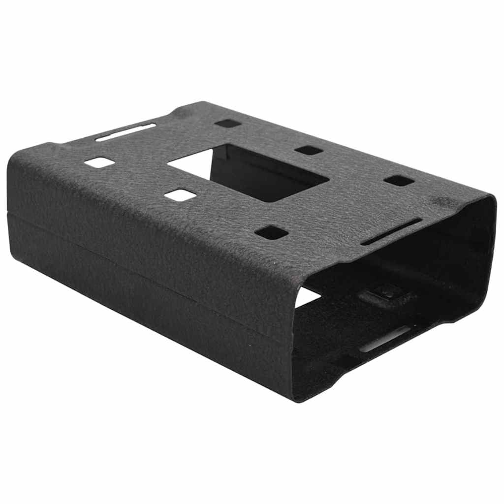 vidaXL Sejf samochodowy Z blokadą Czarny 22 x 16 x 7 cm Stal