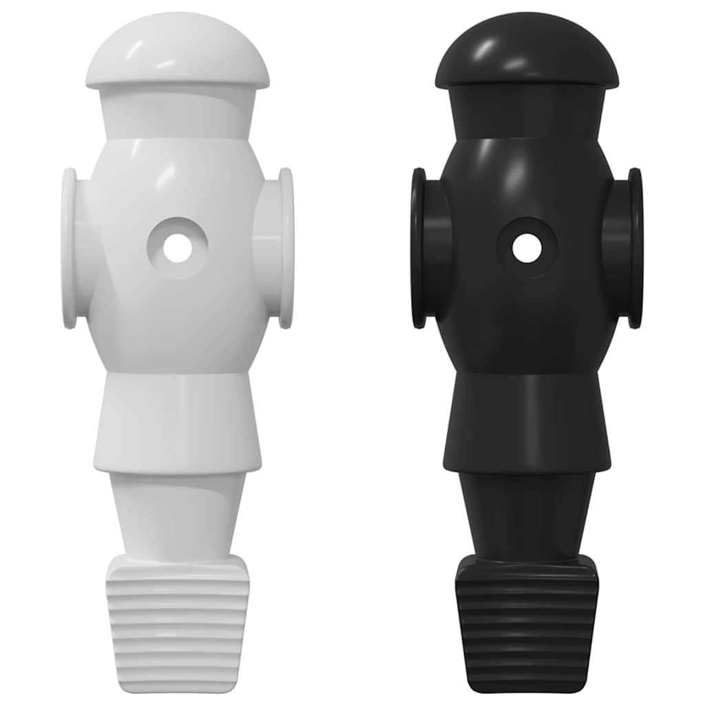 vidaXL Gracze do piłkarzyków 24 pcs Czarny i Biały 3,6 x 3,1 x 10,8 cm