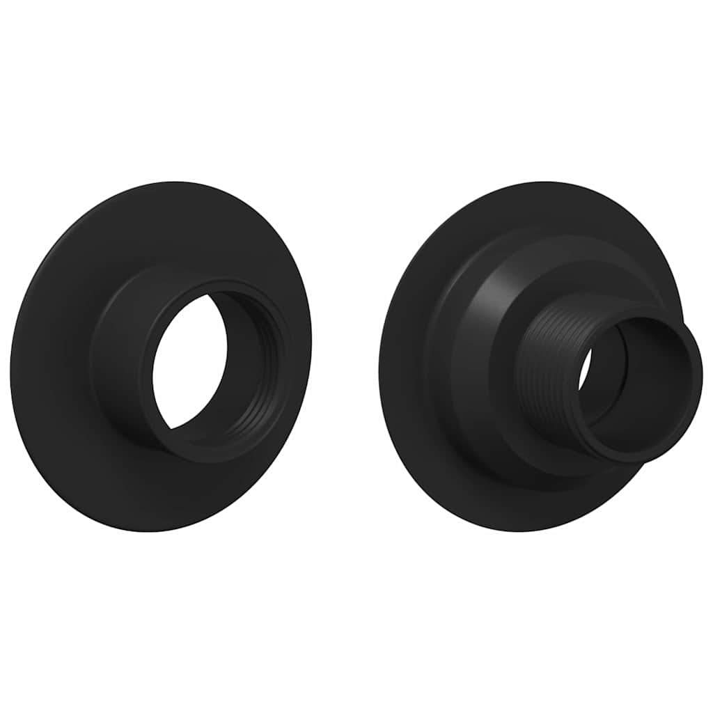 vidaXL Ośki do stołu do piłkarzyków 10 pcs Czarny 5 x 5 x 2,8 cm PP
