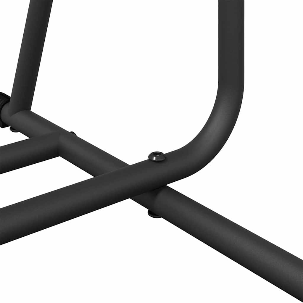 vidaXL Wieszak na Ubrania Czarny 62 x 48 x 158 cm Stal