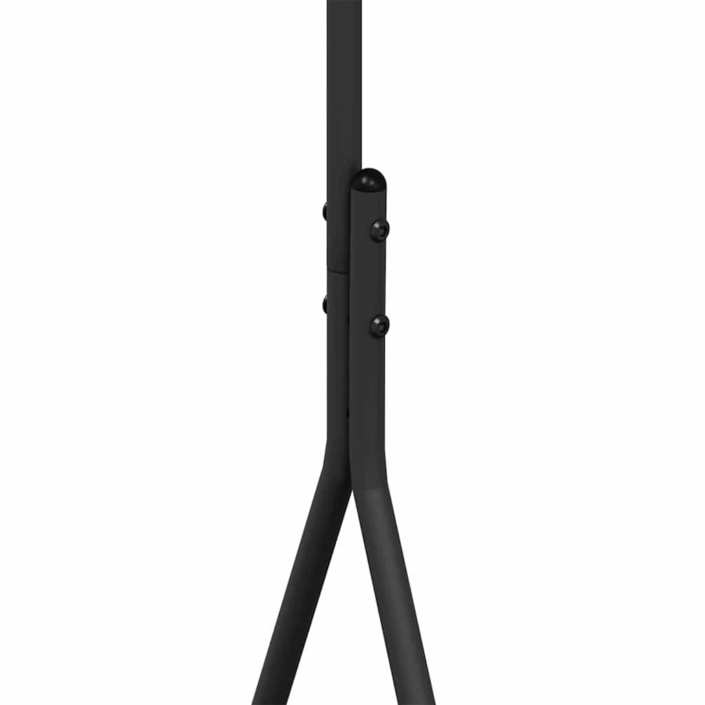 vidaXL Wieszak na Ubrania Czarny 100 x 56 x 154 cm Stal