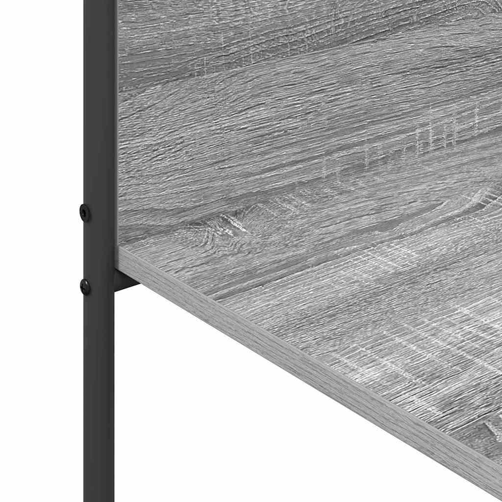 vidaXL Wieszak na Ubrania z półką Szary 120 x 44 x 160 cm