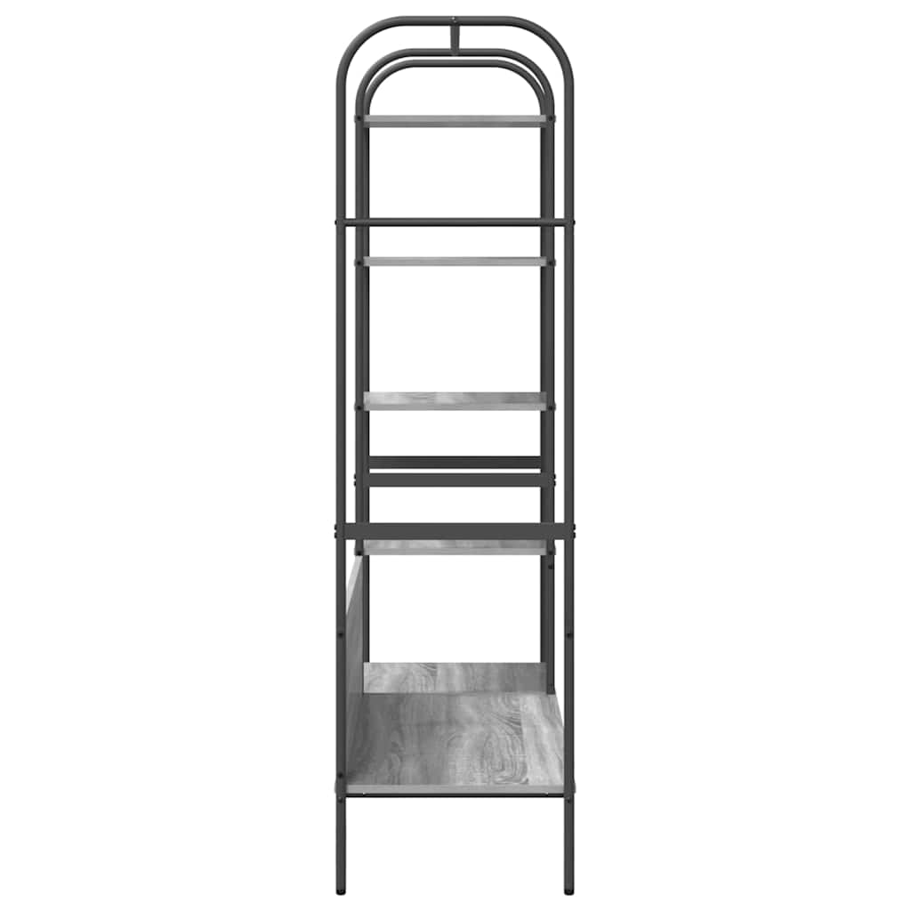 vidaXL Wieszak na Ubrania z półką Szary 120 x 44 x 160 cm