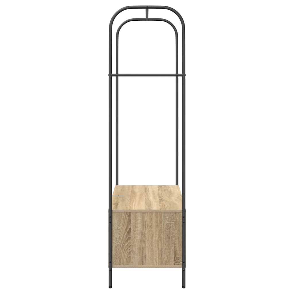 vidaXL Wieszak na Ubrania Brązowy dąb 100 x 44 x 160 cm
