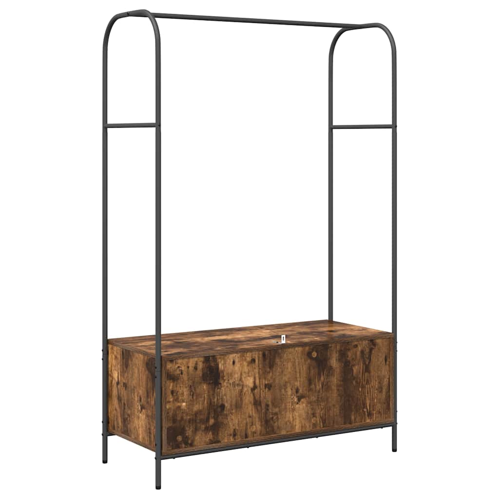 vidaXL Wieszak na Ubrania Brązowy dąb 100 x 44 x 160 cm