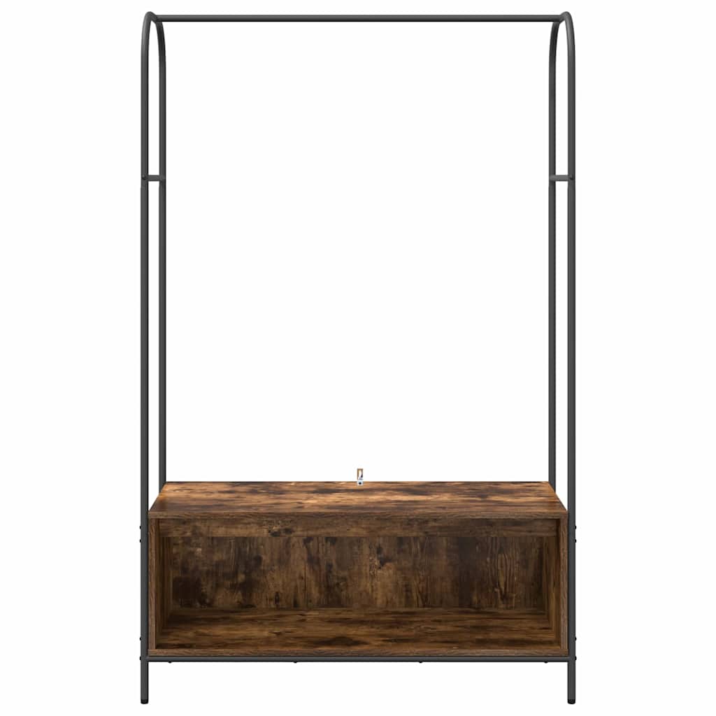 vidaXL Wieszak na Ubrania Brązowy dąb 100 x 44 x 160 cm