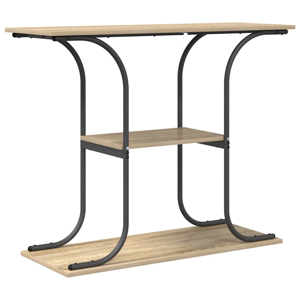 vidaXL Konsola Dąb Sonoma 101 x 35 x 80,5 cm Materiał drewnopochodny