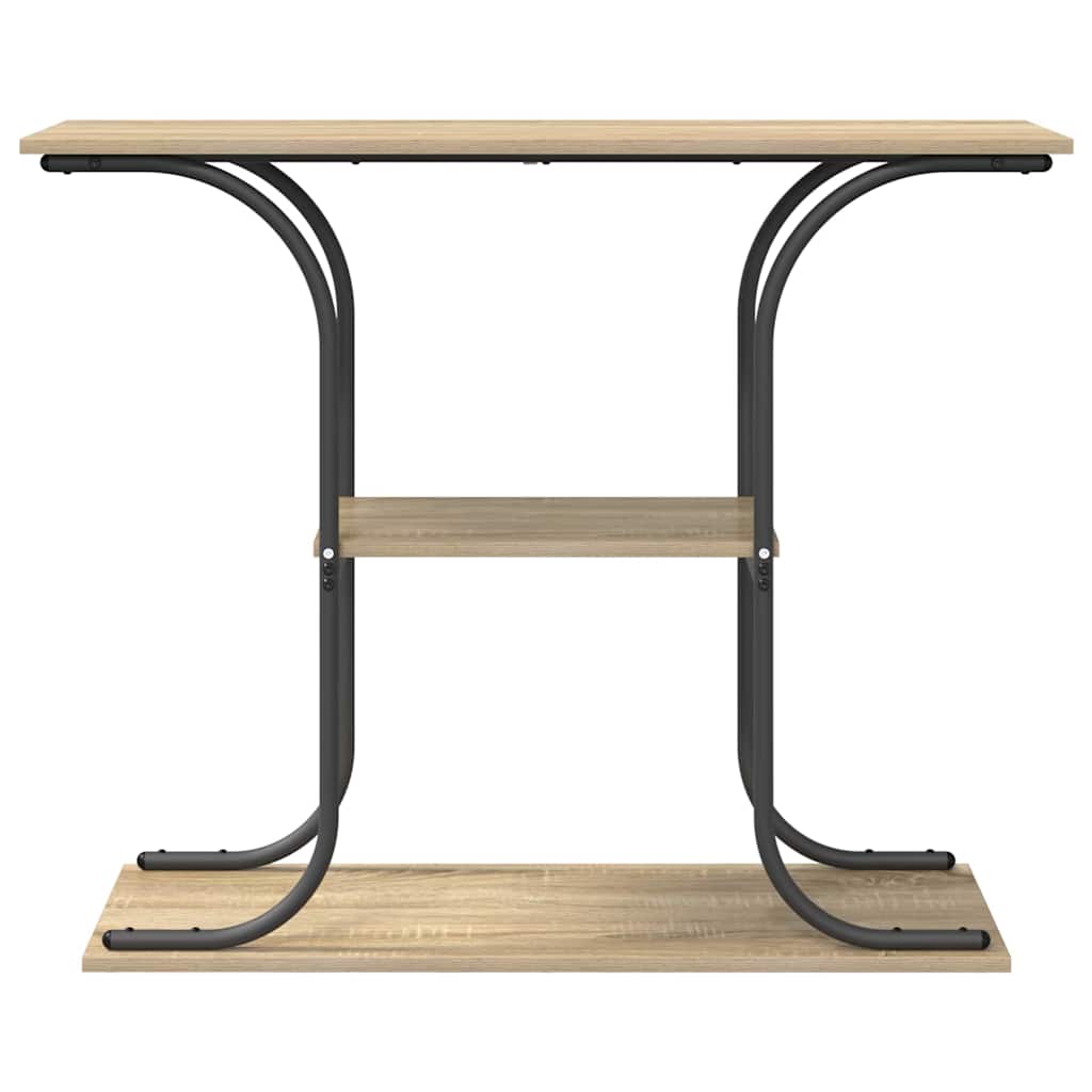 vidaXL Konsola Dąb Sonoma 101 x 35 x 80,5 cm Materiał drewnopochodny