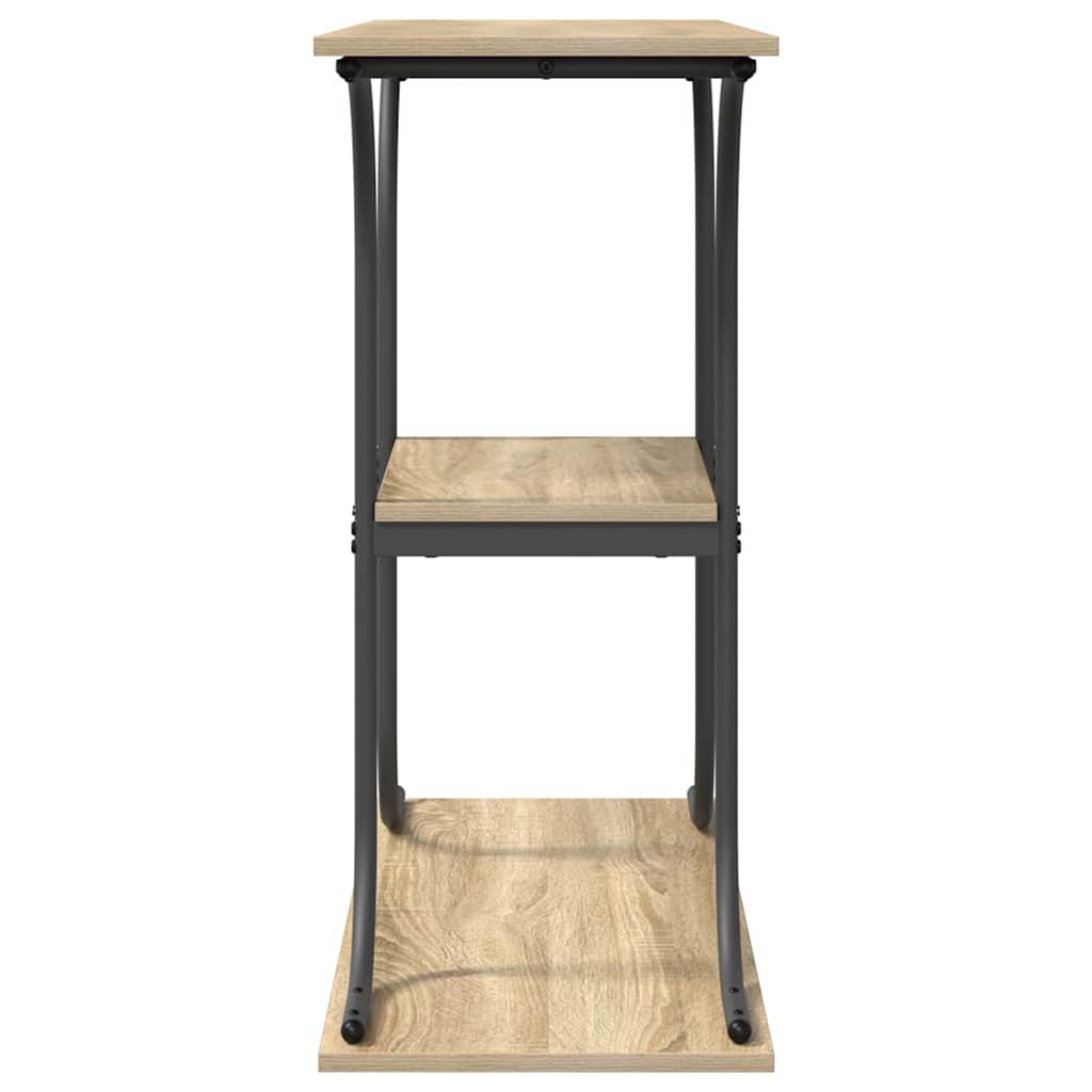 vidaXL Konsola Dąb Sonoma 101 x 35 x 80,5 cm Materiał drewnopochodny