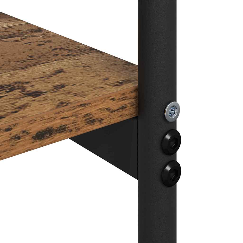 vidaXL Konsola Stare drewno 101 x 35 x 80,5 cm Materiał drewnopochodny