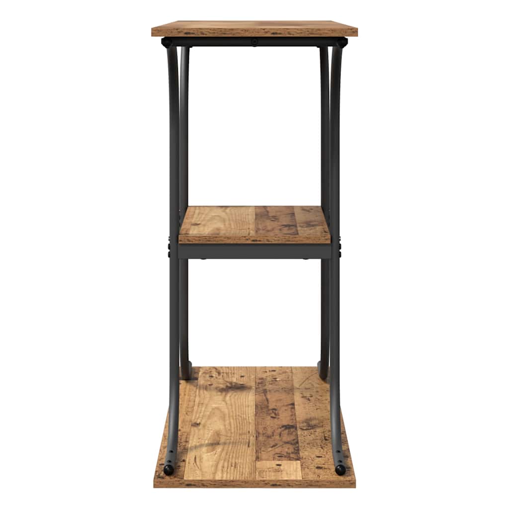 vidaXL Konsola Stare drewno 101 x 35 x 80,5 cm Materiał drewnopochodny
