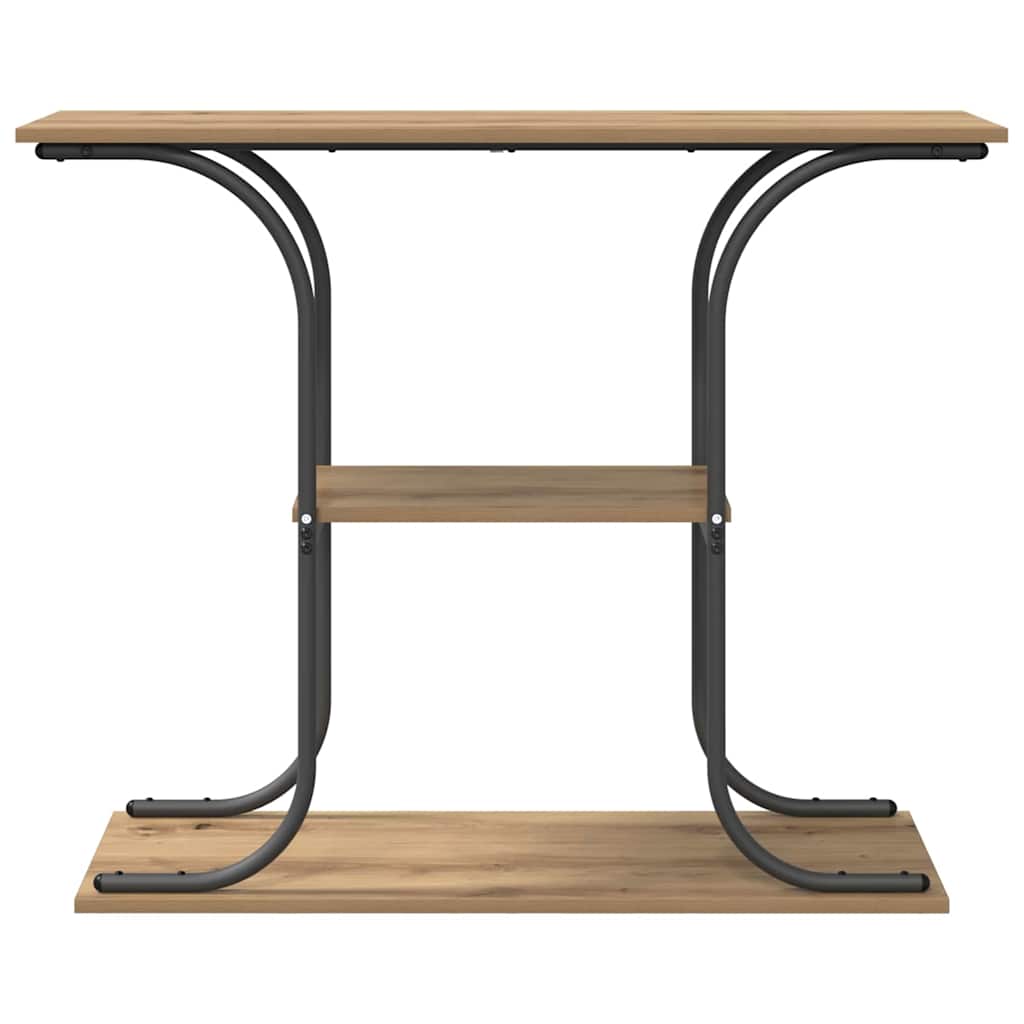 vidaXL Konsola z półką Dąb rzemieślniczy 101 x 35 x 80,5 cm
