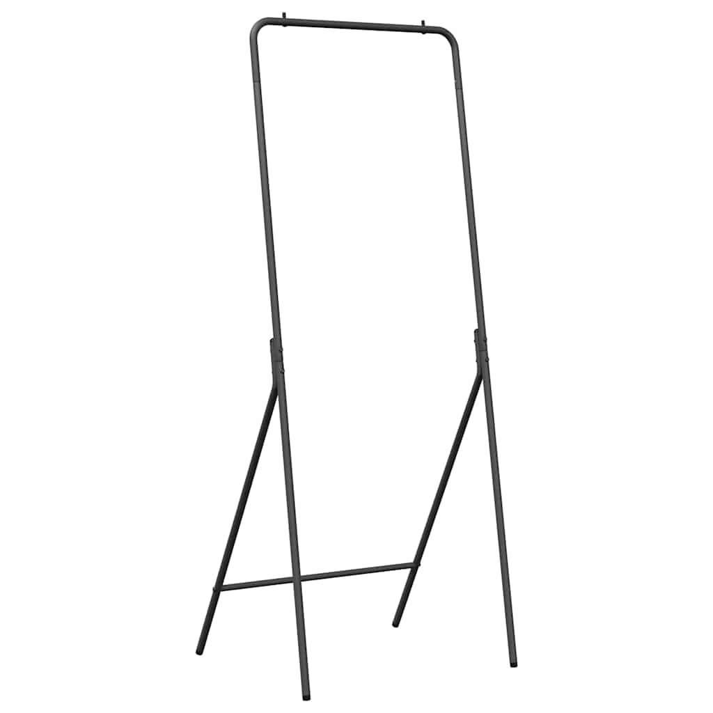 vidaXL Wieszak na Ubrania Czarny 60 x 53 x 155 cm Stal