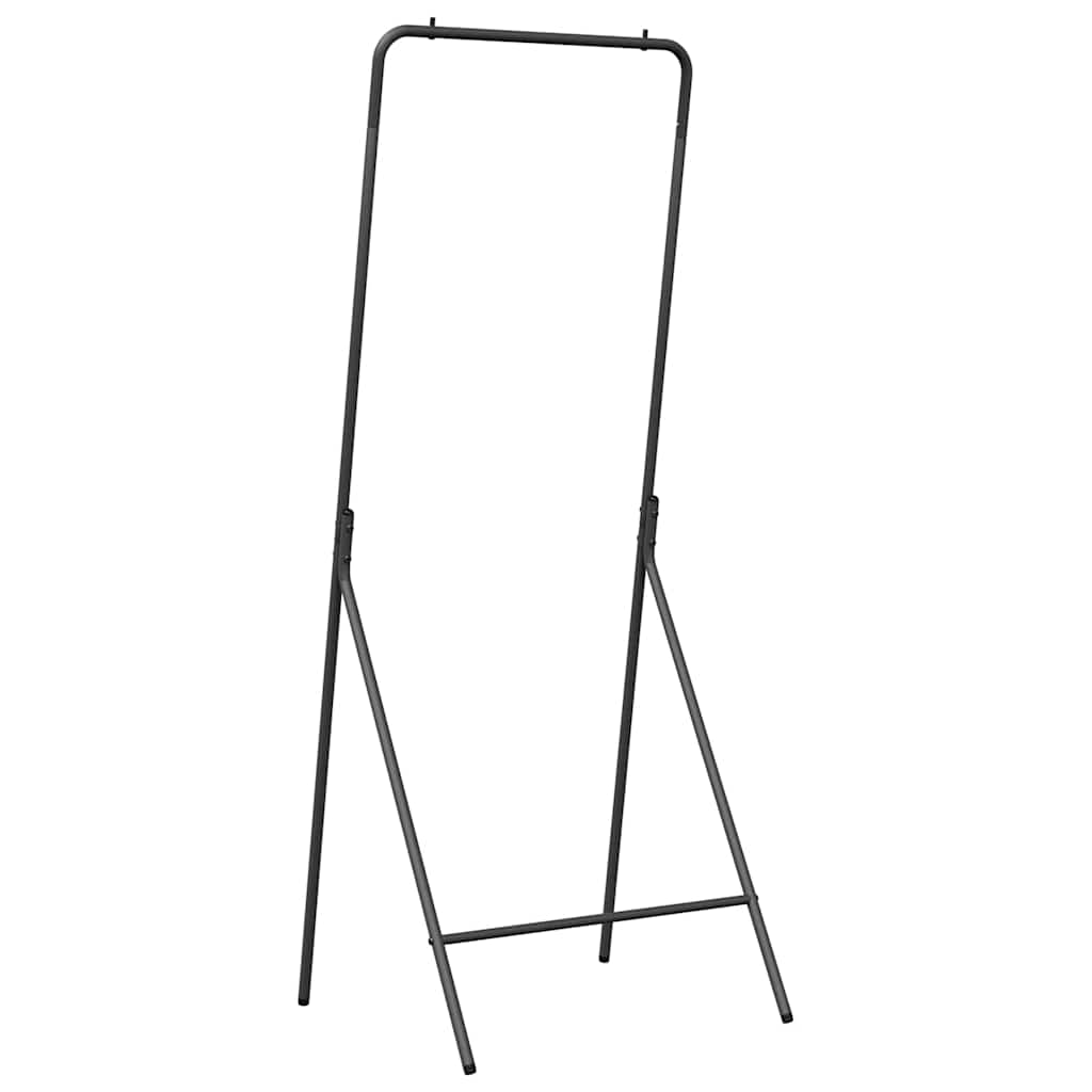 vidaXL Wieszak na Ubrania Czarny 60 x 53 x 155 cm Stal