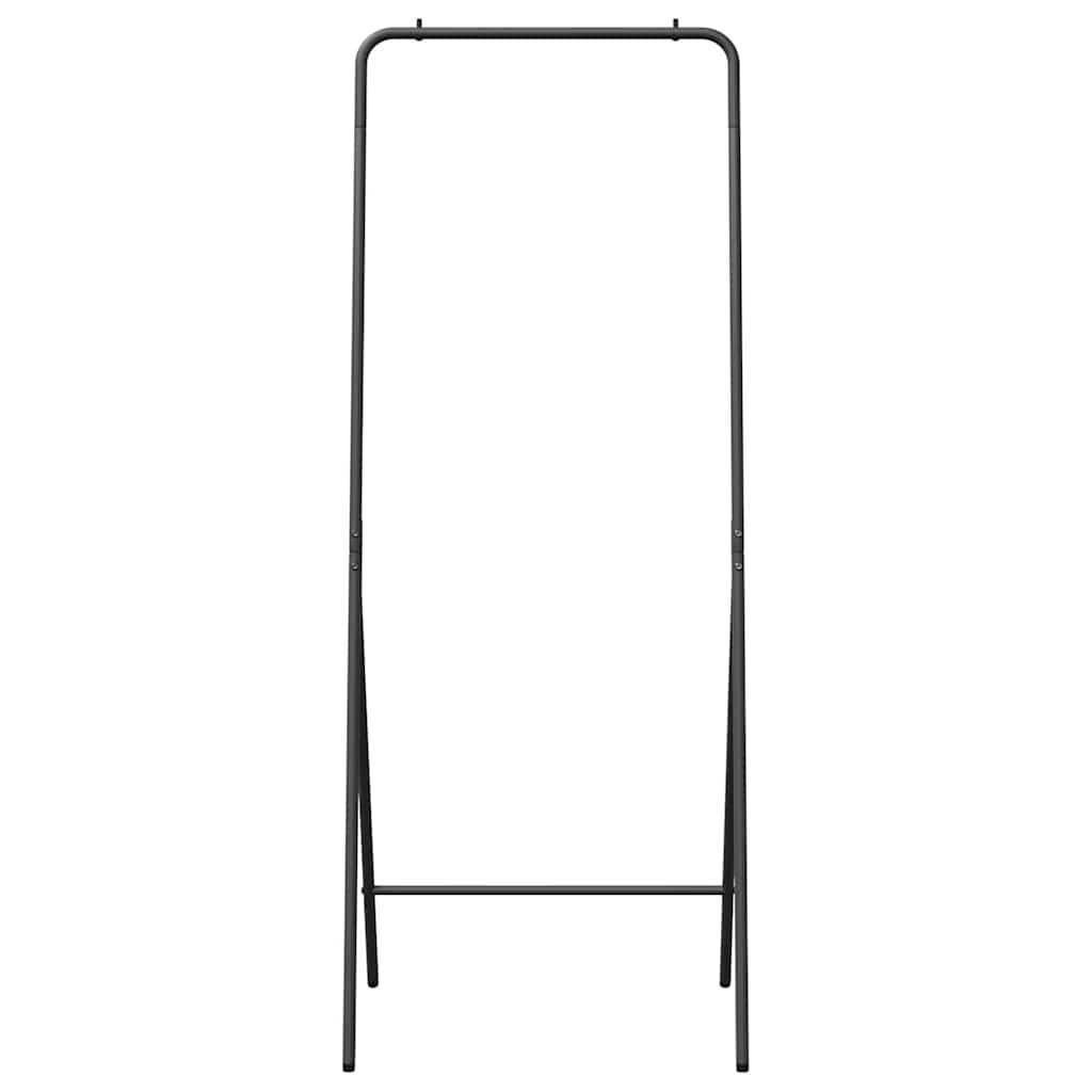 vidaXL Wieszak na Ubrania Czarny 60 x 53 x 155 cm Stal