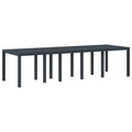 vidaXL Stół Ogrodowy Antracyt 300 x 100 x 73 cm polirattan