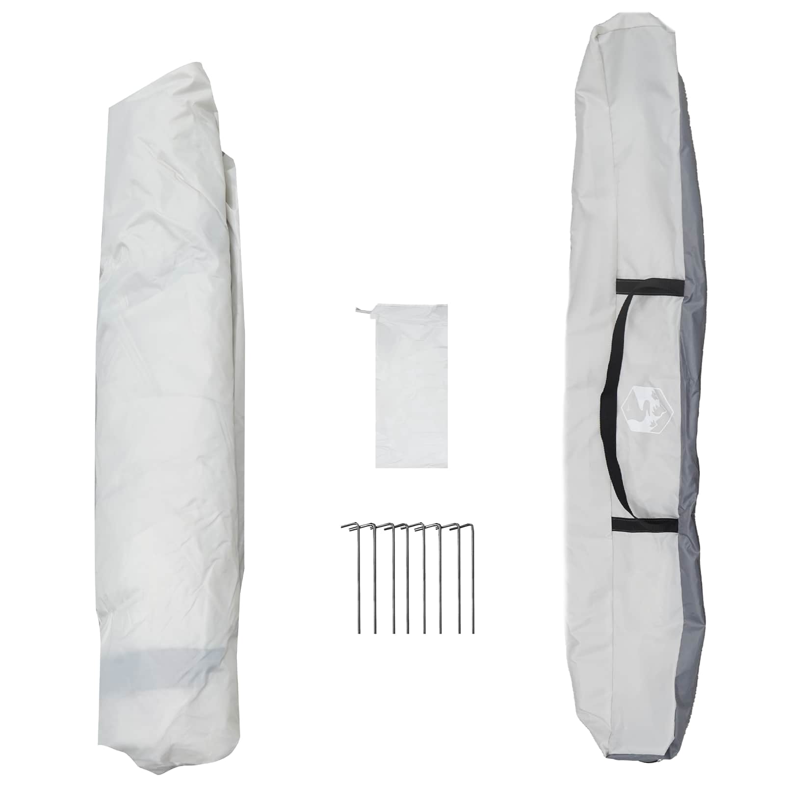 vidaXL Namiot błyskawiczny dla 4 osób z szybkim rozkładaniem Szary
