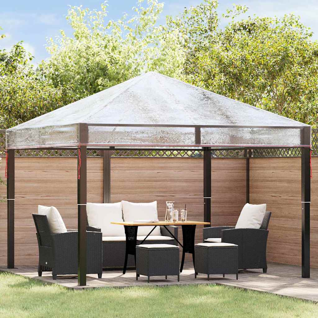 vidaXL Wymiana osłony altany 300 x 300 x 26 cm przezroczysty PVC