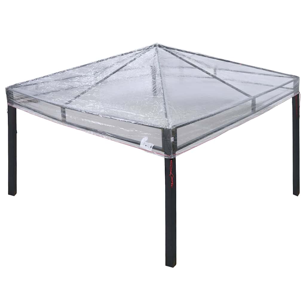 vidaXL Wymiana osłony altany 300 x 300 x 26 cm przezroczysty PVC