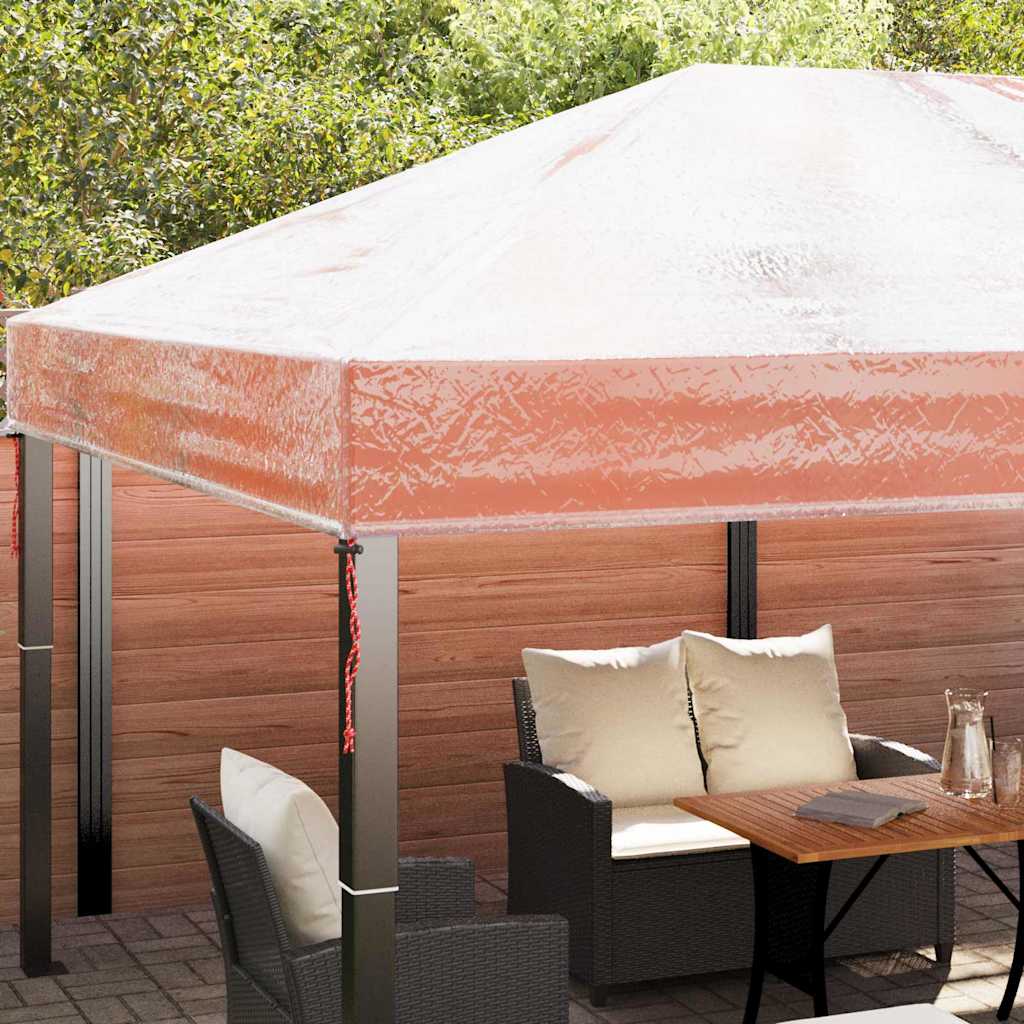 vidaXL Wymiana osłony altany przezroczysty 400 x 300 x 32 cm PVC