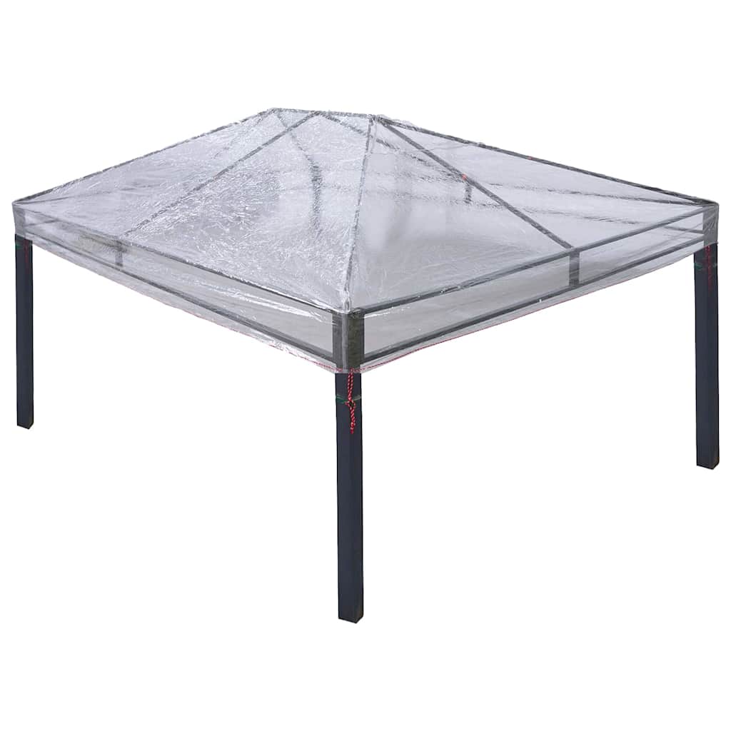 vidaXL Wymiana osłony altany przezroczysty 400 x 300 x 32 cm PVC