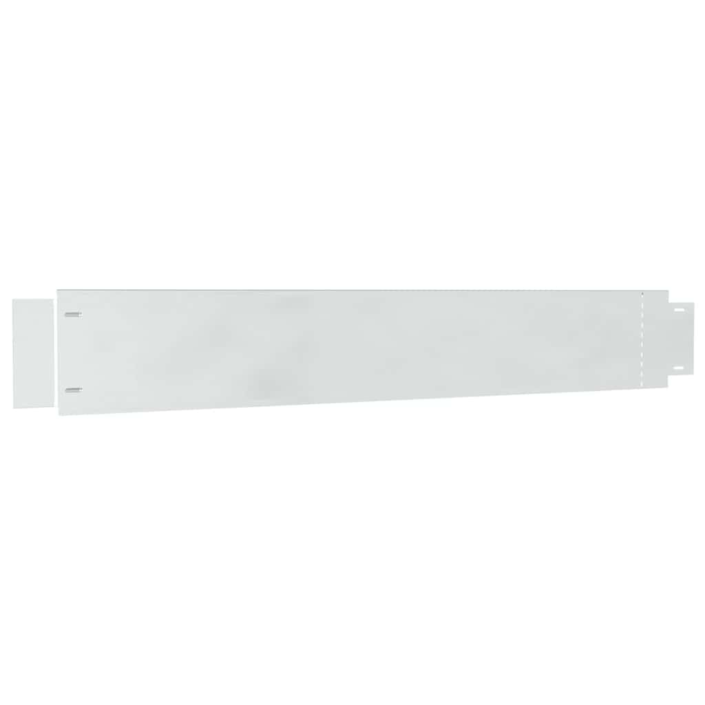 vidaxl Płot trawnika Kolor galwanizowany 100 x 14 x 0,07 cm