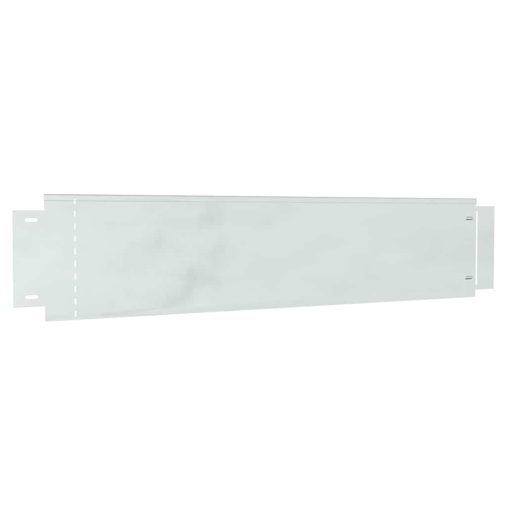 vidaxl Płot trawnika Kolor galwanizowany 100 x 20 x 0.07 cm
