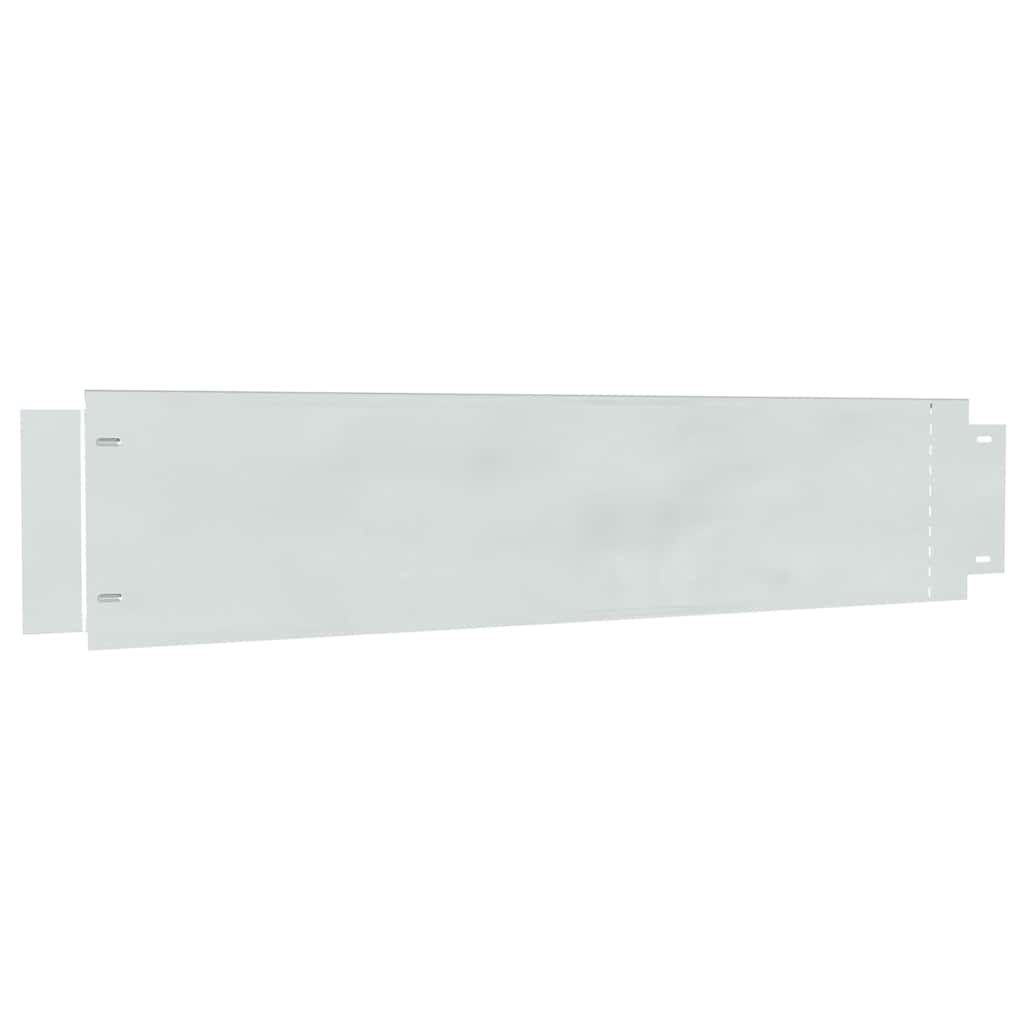 vidaxl Płot trawnika Kolor galwanizowany 100 x 20 x 0.07 cm