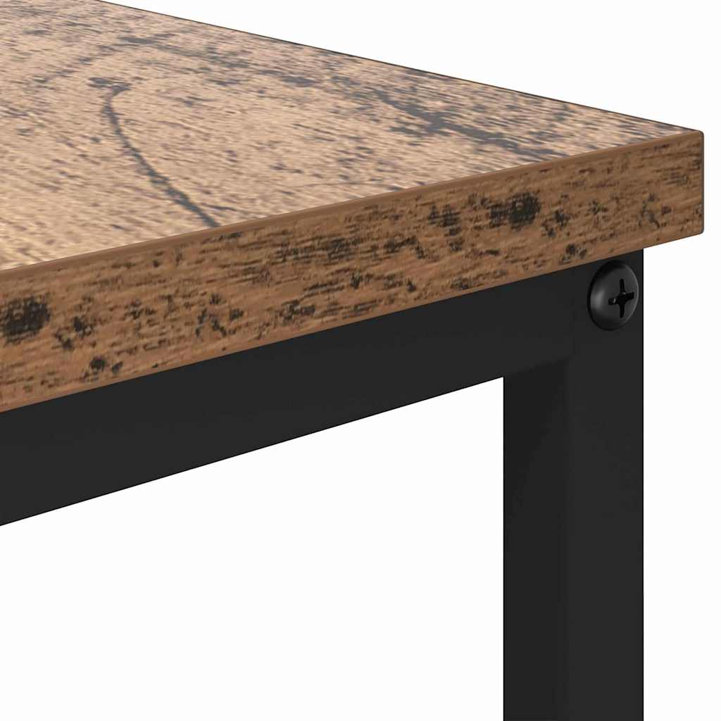 vidaXL Stolik kawowy with Drawer Stare drewno 100 x 51 x 45 cm