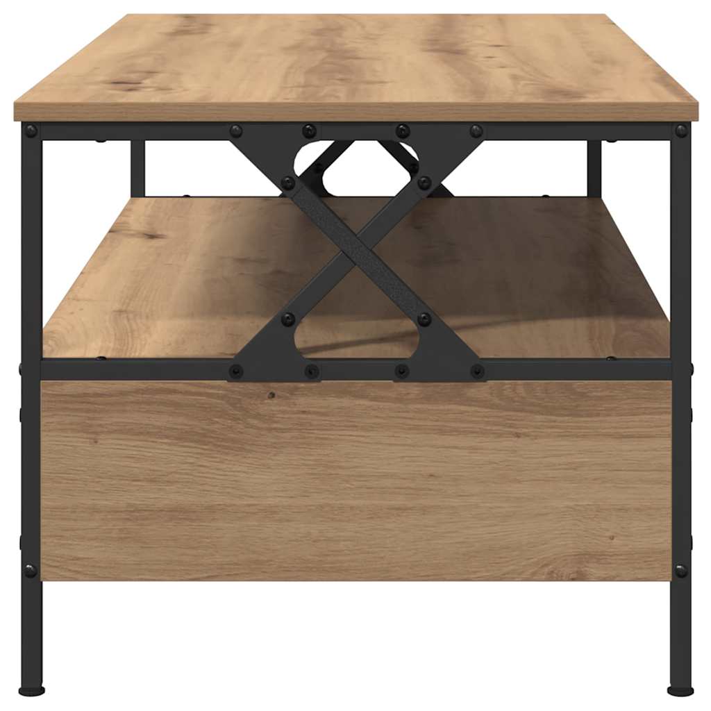 vidaXL Stolik kawowy with Drawer dąb artisan 100 x 51 x 45 cm