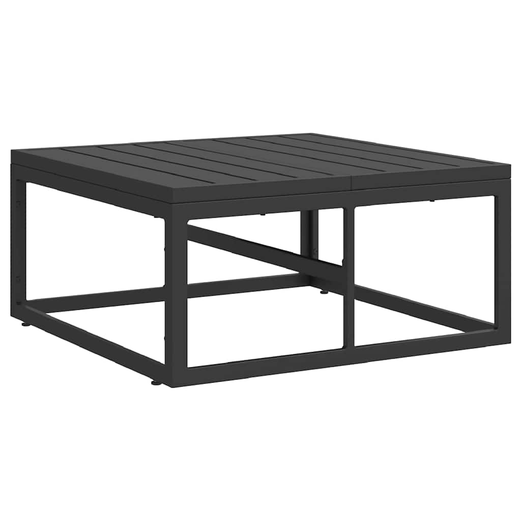 vidaXL Zestaw Sof na Ogród z poduszką 5 pcs Czarny Aluminium