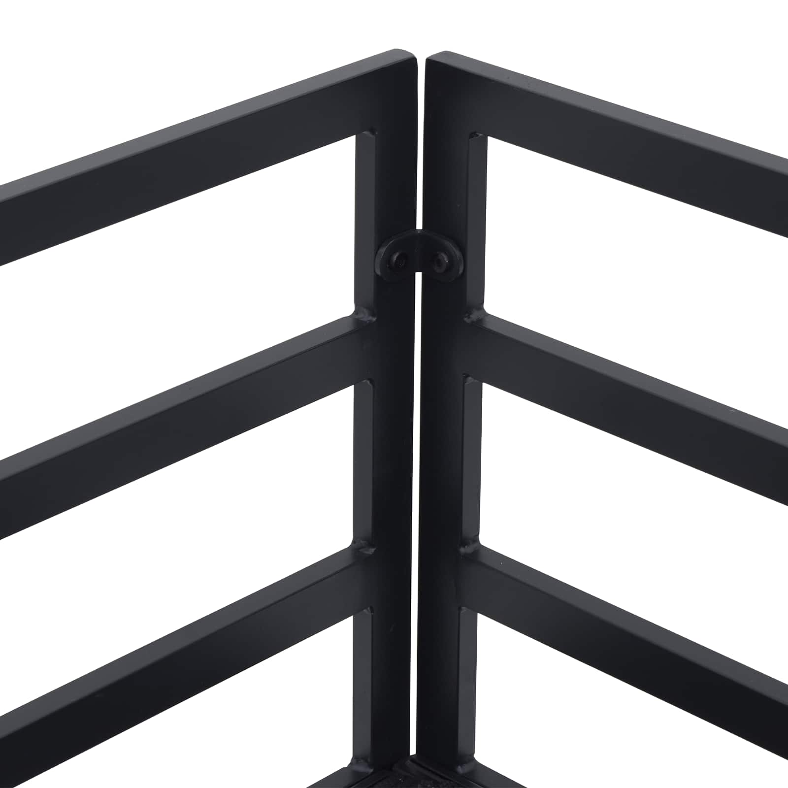 vidaXL Zestaw Sof na Ogród z poduszką 7 pcs Czarny Aluminium