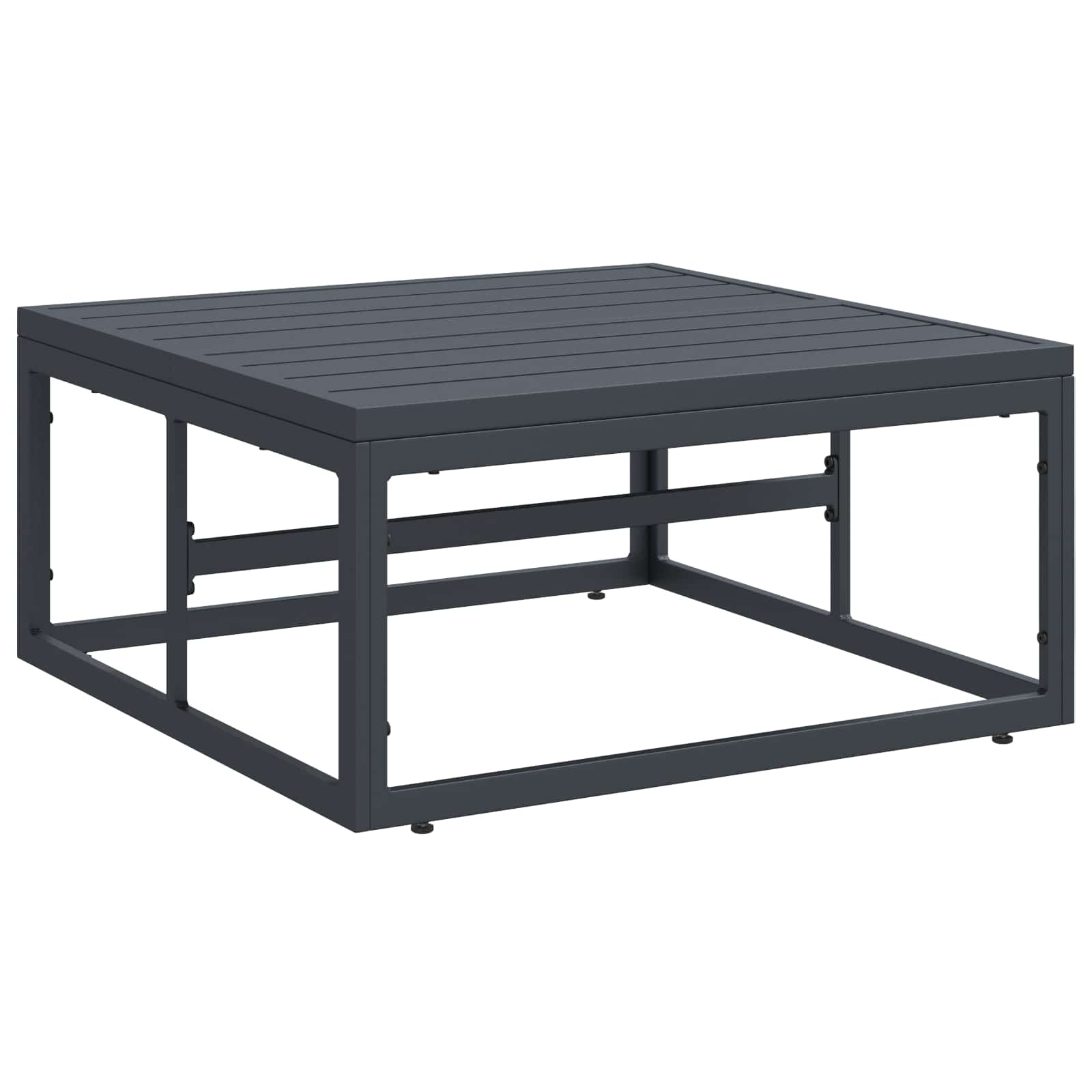 vidaXL Zestaw Sof na Ogród z poduszką 13 pcs Czarny Stal