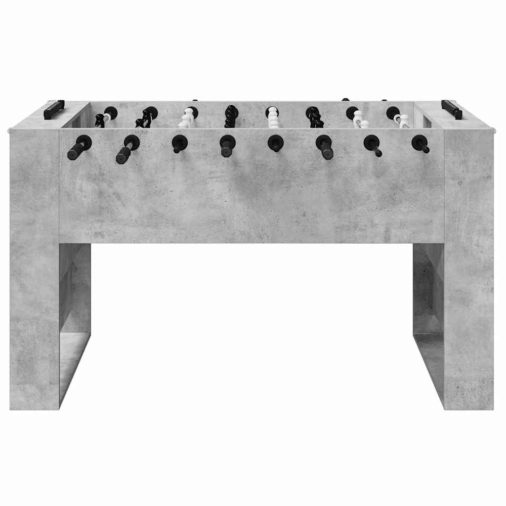 vidaXL Stół do piłkarzyków Betonowy Szary 146,5 x 74 x 85 cm