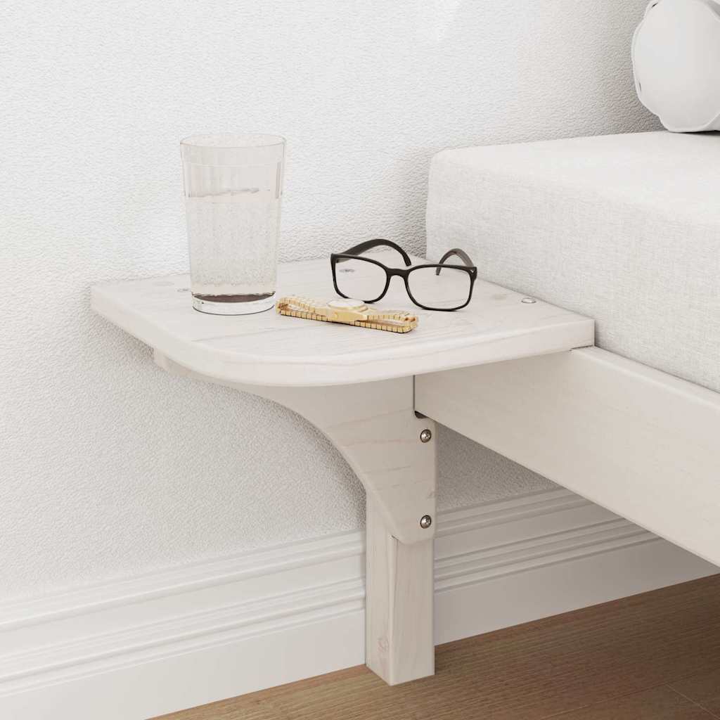 vidaXL Ramka łóżka Biały 90 x 190 cm Lite drewno sosnowe