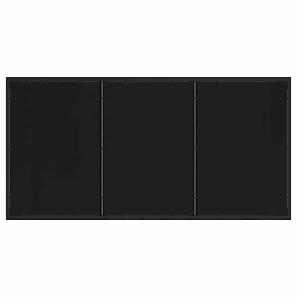 vidaXL Zestaw do jadalni w ogrodzie 5 szt. Czarny i szary Rattan PE