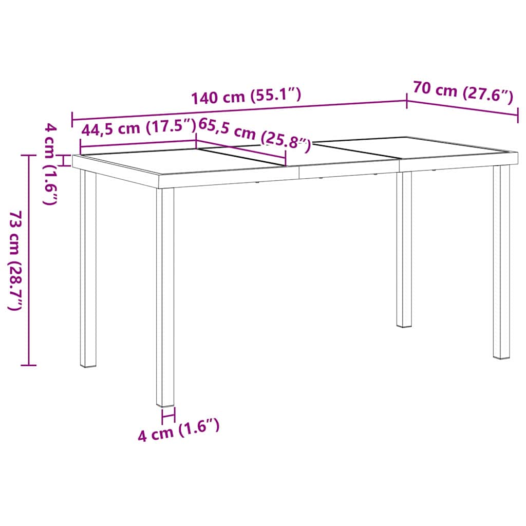 vidaXL Zestaw do jadalni w ogrodzie 5 szt. Czarny polirattan