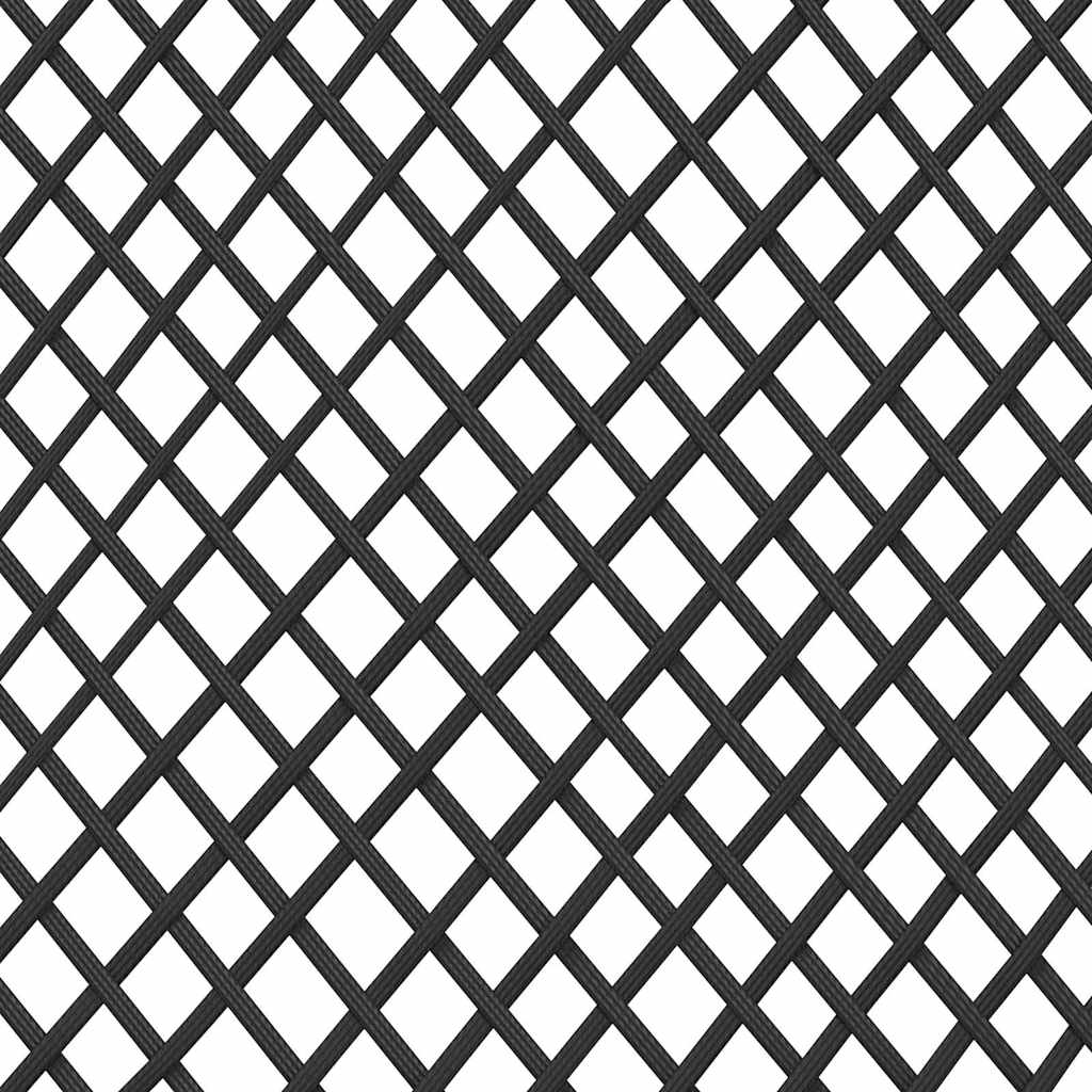 vidaXL Zestaw do jadalni w ogrodzie 5 pcs Czarny polirattan
