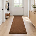 vidaXL Dywan strefowy Szary 60 x 250 cm Juta