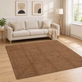 vidaXL Dywan strefowy Szary 200 x 200 cm Juta