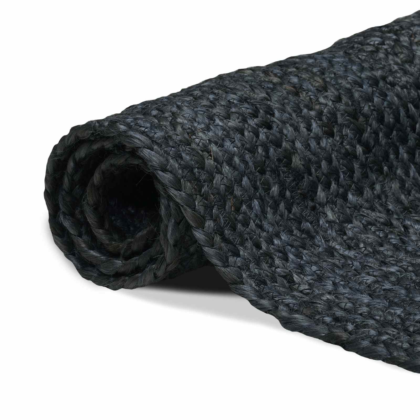 vidaXL Dywany pokojowe Prostokątny ciemnoszary 80 x 200 cm Juta