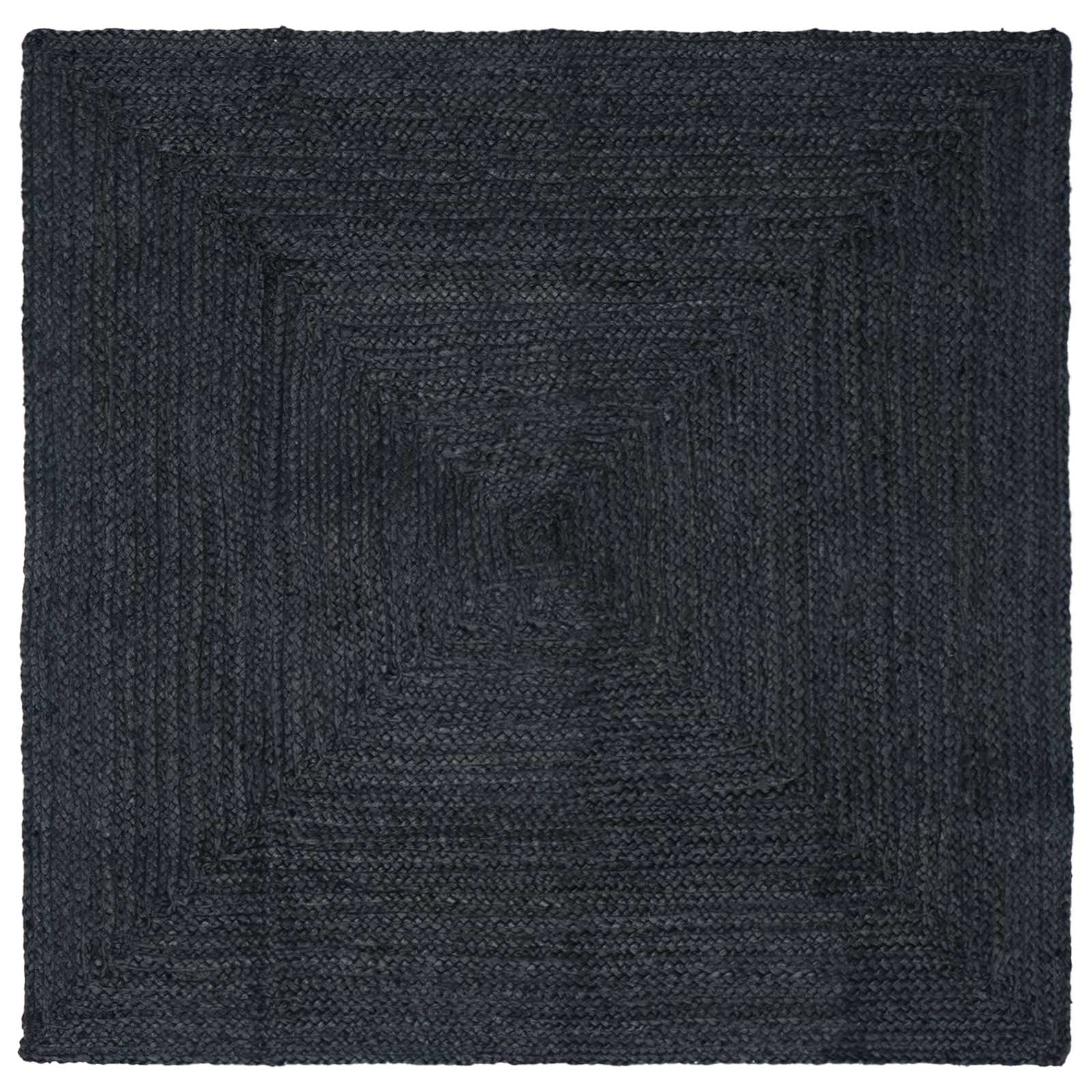 vidaXL Dywany pokojowe Kwadrat ciemnoszary 160 x 160 cm Juta