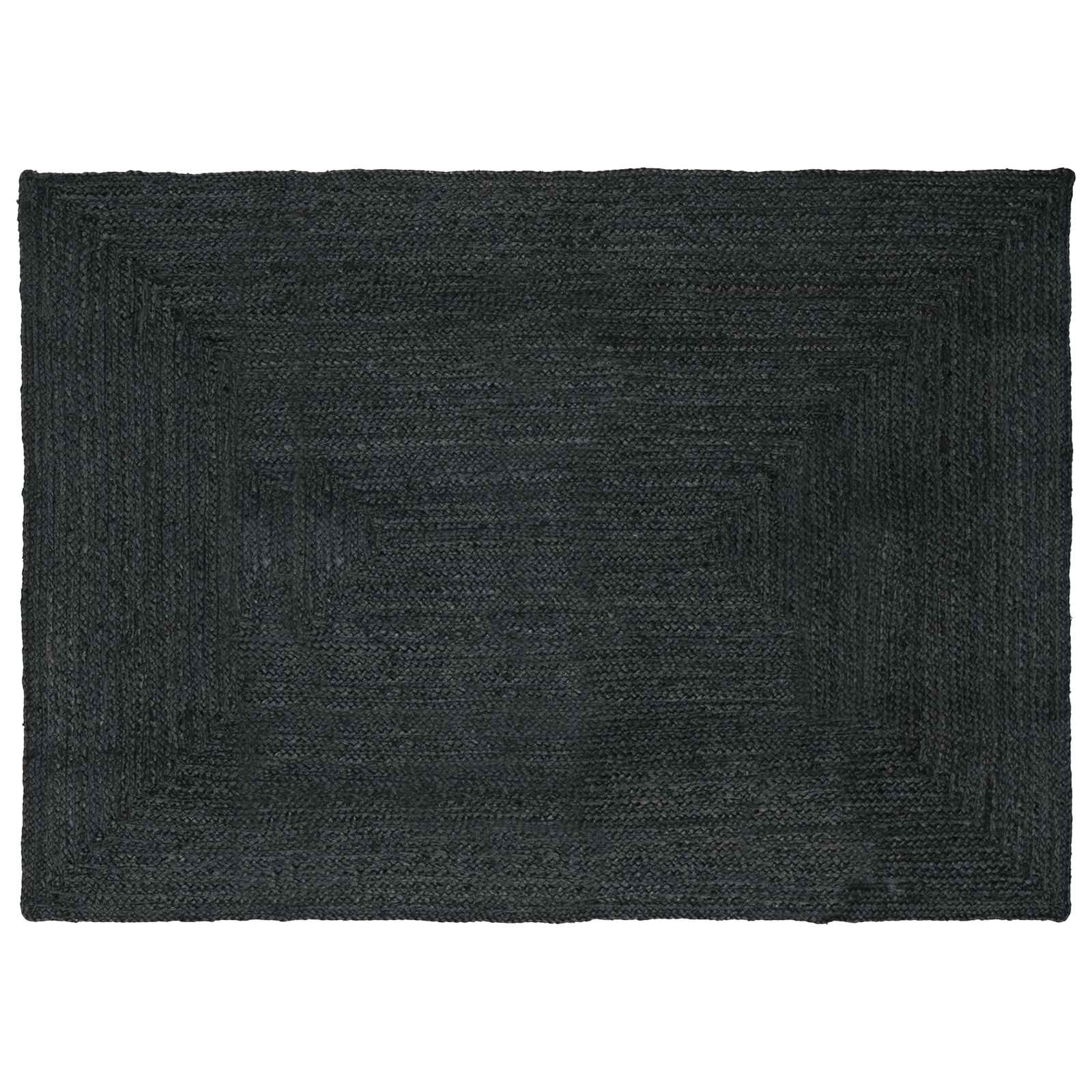 vidaXL Dywany pokojowe Prostokątny ciemnoszary 160 x 230 cm Juta