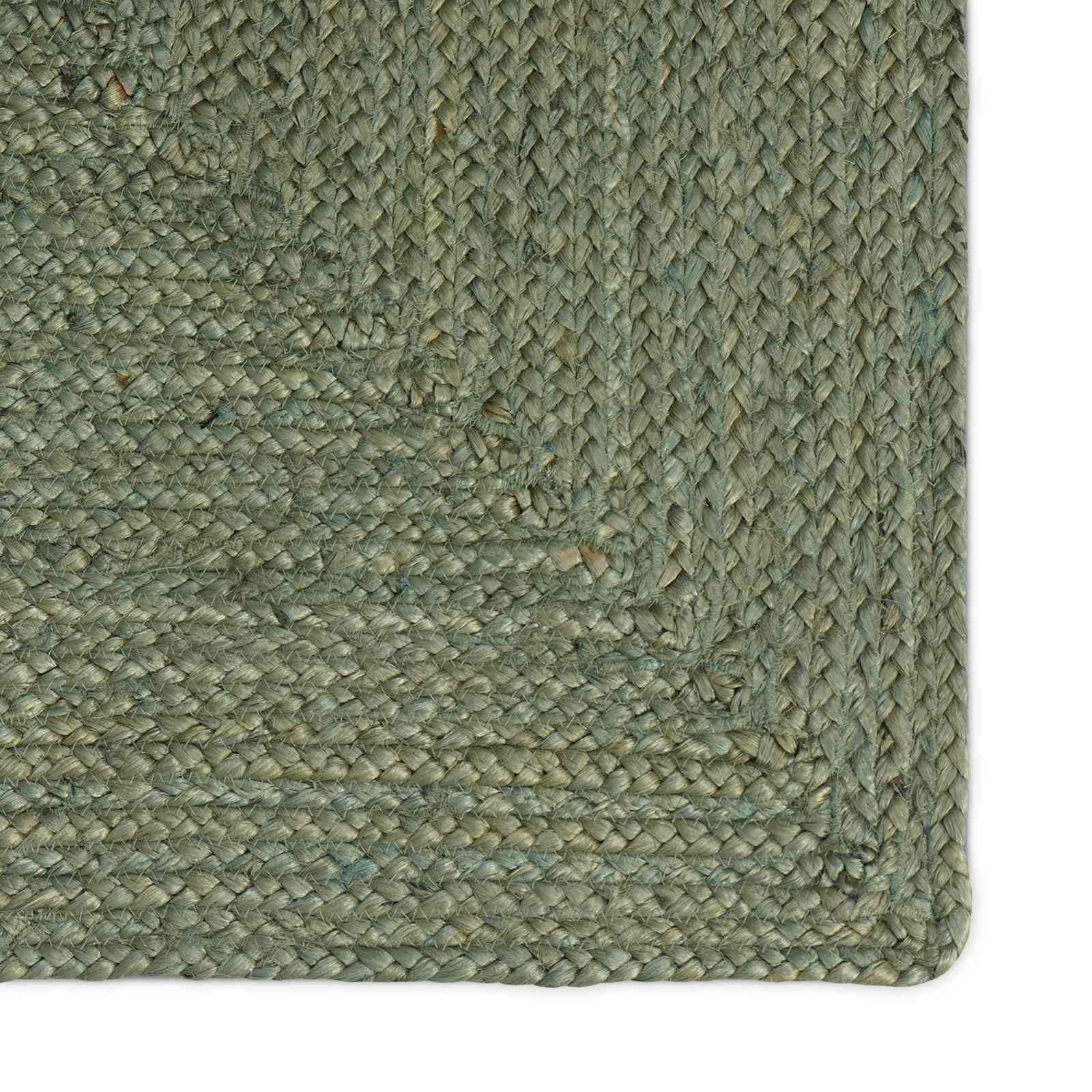 vidaXL Dywany pokojowe Prostokątny Oliwkowy zielony 100 x 200 cm Juta