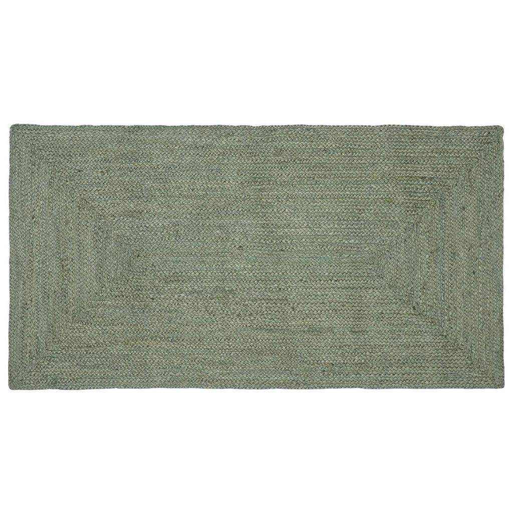 vidaXL Dywany pokojowe Prostokątny Oliwkowy zielony 100 x 200 cm Juta