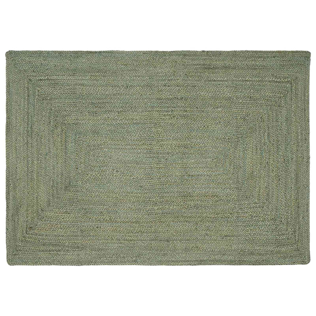 vidaXL Dywany pokojowe Prostokątny Oliwkowy zielony 120 x 170 cm Juta